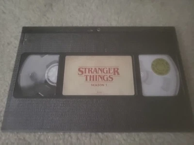 Stranger Things Season 1 DVD Blu-Ray Poster Retro VHS Collectors Edition Box Set - Image 1 of 2