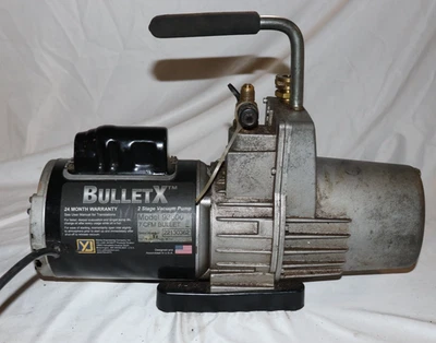 Bomba de vacío Yellow Jacket 93600 7 CFM Bullet X 115VAC 1PH 7 CFM 2 etapas, USADA Foto 1 de 4