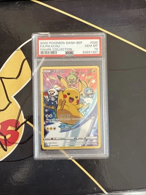 Pikachu SWSH020 SWSH: Sword & Shield Promo Cards Holo PSA 10 - Image 1 of 2