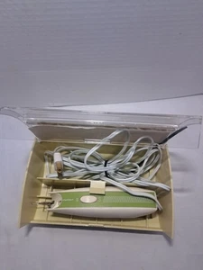 Vintage Sears elektrische Schere 2-GANG Schneidelampe Etui olivgrün 70er Jahre - Bild 1 von 5