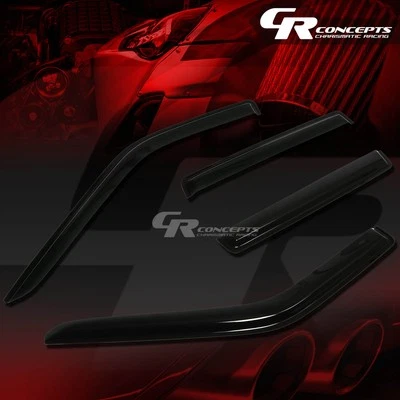 SMOKE WINDOW VISOR RAIN GUARD VENT SHADE FOR 1993-1998 JEEP GRAND CHEROKEE ZJ - Image 1 of 4