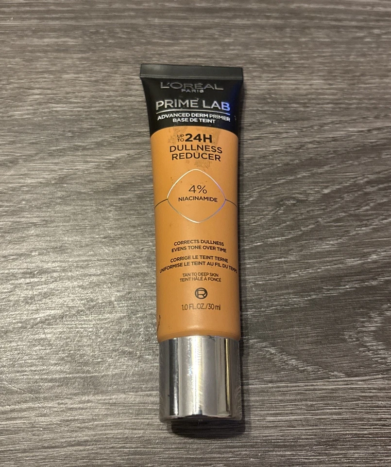 L'Oreal Paris Prime Lab Up to 24hr Dullness Reducer 1 fl oz, Tan To Deep Skin - Image 1 of 4