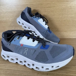 Zapatos para correr ON Cloud para hombre talla 9,5 Reino Unido Cloudstratus Fossil/azul medianoche - Imagen 1 de 22