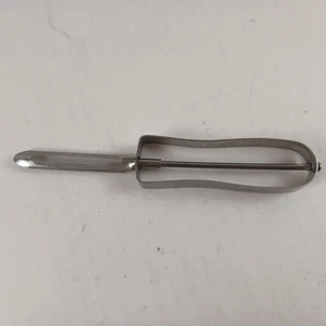 Vintage Ekco schwimmende Klinge Obst Gemüse Kartoffel Schäler Edelstahl USA - Bild 1 von 6