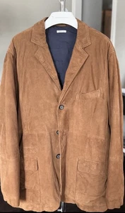 Men’s Peter Miller Suede Jacket / Car Coat - Picture 1 of 12