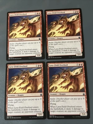 Lava-Field Overlord X4 Battlebond Ex/NM Cond See Pics Front/back - Image 1 of 4