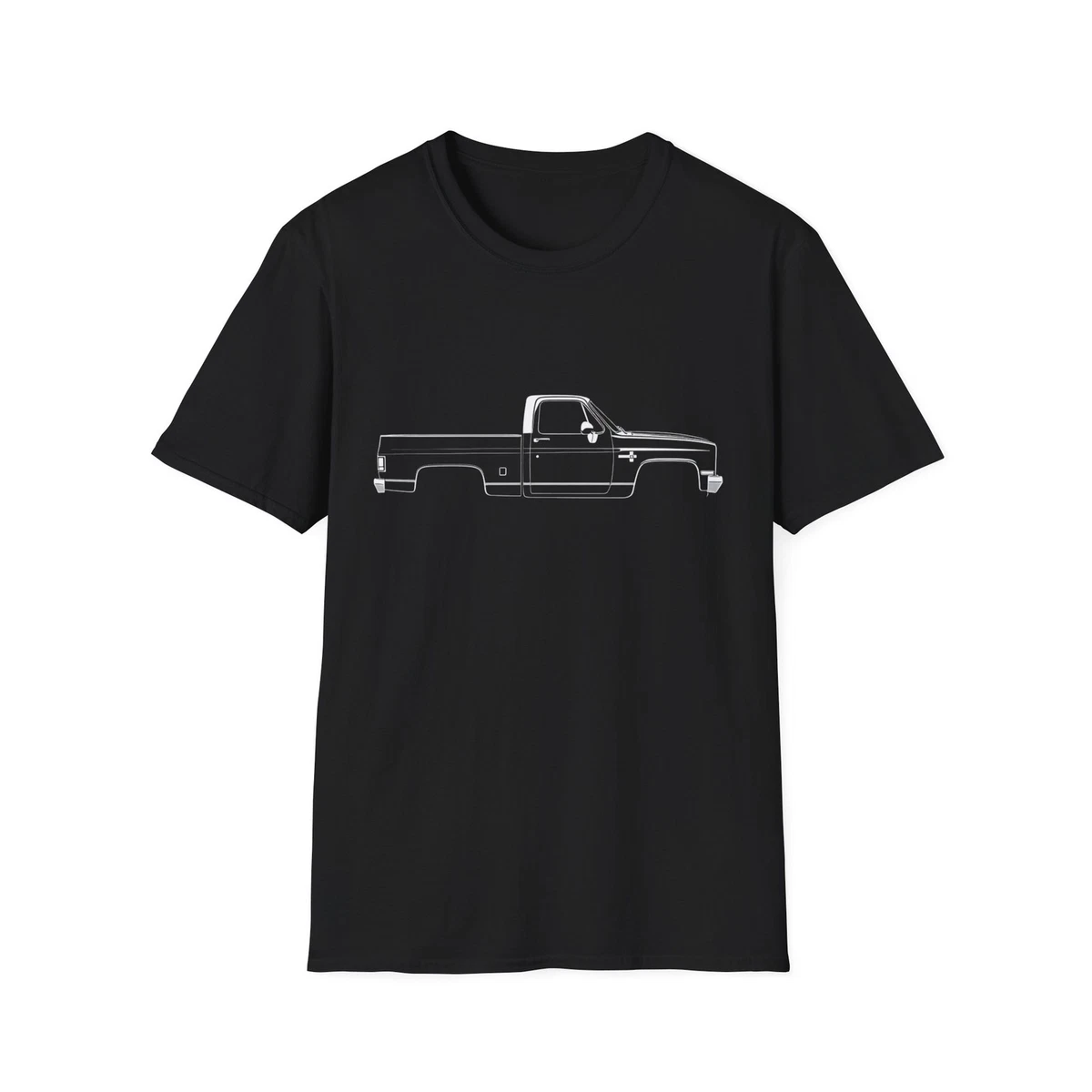JG Infinite 1990 Chevy Silverado 1500 Sport Pickup Truck T-Shirt - Classic Muscle Car Tee - View #10