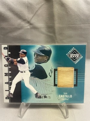 Luis Castillo 2002 Upper Deck Diamond Collection Game Used Bat Relic #/775 #399 - Image 1 of 2