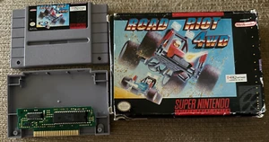 Road Riot 4WD (Super Nintendo SNES) Original Game Cartridge & Box - Bild 1 von 11