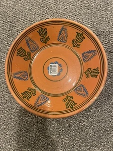 12-Inch Handmade Earthen Clay Bowl (Parat) - Rustic Decorative Kitchenware--- - Picture 1 of 5