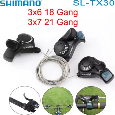 Shimano SL-TX30 Daumenschalter 3X6 3X7 18/21 Gang Schalthebel für Fahrrad MTB