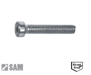 25 Stück M2,5X6 Zylinderkopfschrauben niedrig DIN 7984 A2 Edelstahl - Bild 1 von 1
