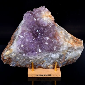 Racimo de Cristal Amatista Púrpura 2 Kilos Geoda Catedral Uruguay Espécimen/Decoración - Imagen 1 de 10