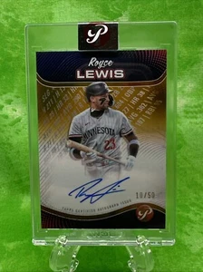 Royce Lewis /50 - 2024 Topps Pristine - Gold Pristine Production Encased Auto - Picture 1 of 12