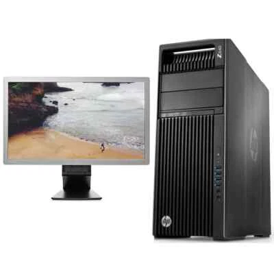 PC HP Workstation Z640 Xeon 2 x E5-2630V3 RAM 64 GB + EliteDisplay E271i - Immagine 1 di 4