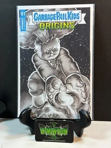 GARBAGE PAIL KIDS ORIGINS #1 1:20 B&W ZAPATA COVER VARIANT COMIC DYNAMITE 2022 - Picture 1 of 1