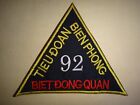 Vietnam War ARVN Ranger BIET DONG QUAN 92nd Border Defense Battalion Patch