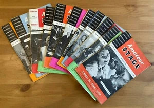 AMATEUR STAGE MAGAZINE COMPLETE YEAR 1956 - 11 ISSUES (JANUARY - NOVEMBER) - Picture 1 of 1