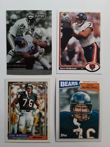 Steve "Mongo" McMichael Vintage Football Karten Lot (4 ct) Chicago Bears HOF - Bild 1 von 6