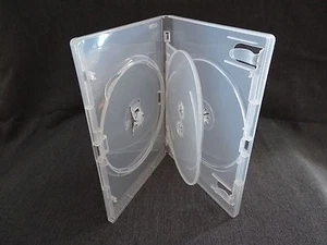 DVD COVER / CASES CLEAR - SINGLE 4 DISC - 14MM - QUANTITY 1 ONLY - Afbeelding 1 van 5
