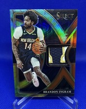 2022-23 PANINI SELECT BRANDON INGRAM /25 TIE-DYE PRIZM G/W PATCH NO PELICANS SSP
