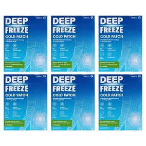 24pk DEEP FREEZE Cold Patches Long Lasting Pain Relief Swelling - Free P&P ❄️❄️❄ - Picture 1 of 2