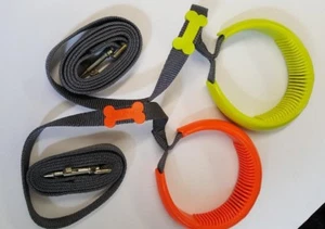 PetProjekt Dogleesh 6' Dog Leash W/ Comfortable Rubber Handle In 2 Color Choices - Picture 1 of 6