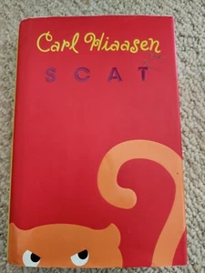 SCAT by Carl Hiaasen a Children's Hardcover book FIRST EDITION BOOK  - Picture 1 of 1