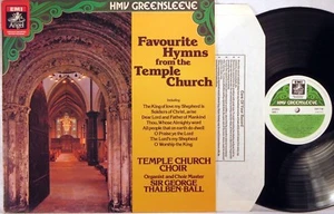 EMI HMV UK GREENSLEEVE Favorite Hymns from Temple Church THALBEN-BALL ESD-7136 - Picture 1 of 2