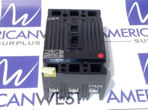 GE TED134045 3 Pole 45 Amp 480 Volt Type TED Circuit Breaker - Tested - Picture 1 of 6
