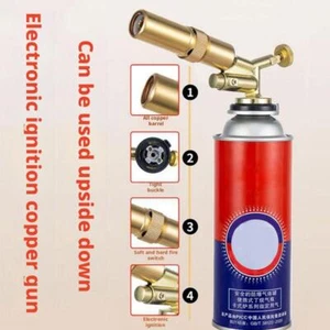 Portable Camping Metal Flame Gun-Welding Gas Torch Lighter Heating Hot E6Y2 - Picture 1 of 12