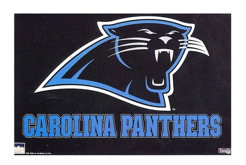 Carolina Panthers Logo Starline Vintage Poster Rolled In Plastic 22-1/2 x 34-1/2 Cover