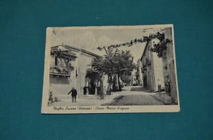 CARTOLINA B/N Vintage VAGLIO LUCANO (Potenza)-C.so Mario Pagano - Viaggiata 1955 - Picture 1 of 2