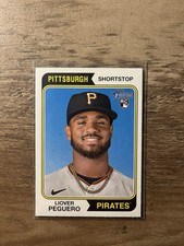 Liover Peguero Rookie Card Topps Heritage 2023