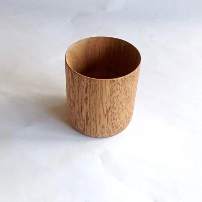 Primitive Natural Wooden Tea Drinking Cup Milk Coffee Mug Beer Cup Home Use Cup - Image 1 of 4