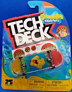 Tech Deck Screaming Hand Bob Esponja Pantalones Cuadrados Santa Cruz Finger Board 96mm - Imagen 1 de 6