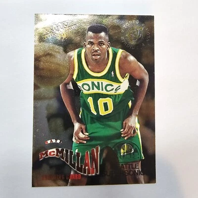 1994-95 Topps Stadium Club Nate McMillan Super Skill #10 SEATTLE SUPERSONICS - Image 1 of 2