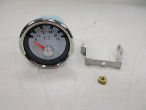 TELEFLEX MERCURY OUTBOARD VOLT GAUGE GRAY 781561PDFB MARINE BOAT - Picture 1 of 7