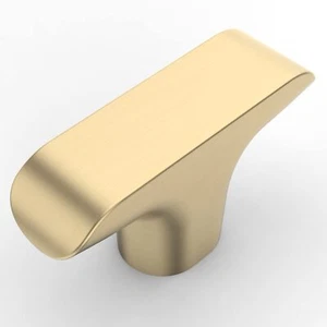 10 Pack Brushed Brass Cabinet Knobs 2 Inch50MM Kitchen Cabinet Pulls Drawer K... - Picture 1 of 7