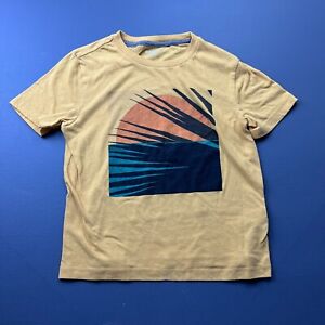 Old Navy T-shirt Boys Medium 8, Palm Tree Graphic Print Short Sleeve Crew