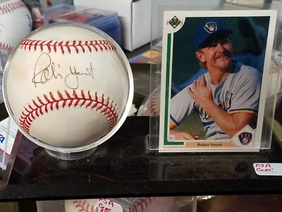 Robin Yount Autograph Auto Signed Official Rawlings AL Baseball PSA  Certified - Image 1 of 4