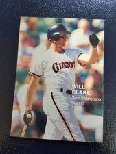 Will Clark San Francisco Giants 1989 Action Superstars Display Card #8 NM