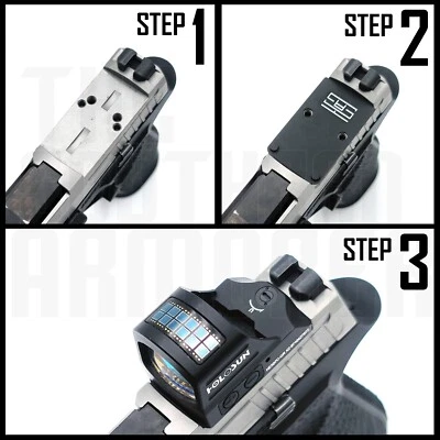 TSA PRODUCT LINE Adapter Plate for SIG SAUER® P320 RXP ROMEO1-Pro and 407C 507C RMR Red Dot Optic