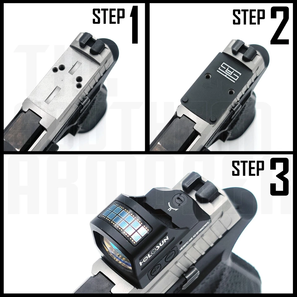 TSA PRODUCT LINE Adapter Plate for SIG SAUER® P320 RXP ROMEO1-Pro and 407C 507C RMR Red Dot Optic