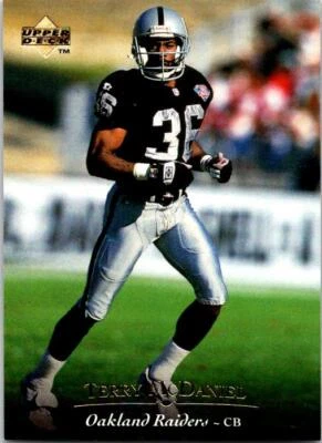 1995 Upper Deck Terry McDaniel #196 Oakland Raiders - Image 1 of 2