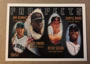 1996 Topps #425 Daryle Ward RC/Richie Sexson First Baseman