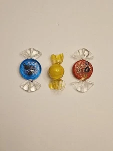Mundgeblasene Kunst Glas verpackt Hart Bonbons Menge 3 - Bild 1 von 11