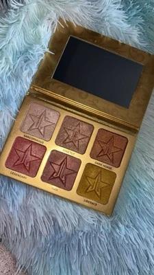 Jeffree Star 24 Karat Skin Frost Pro Palette,Shine Original 2017 Limited Edition - Image 1 of 4