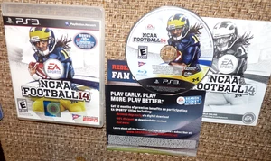 NCAA Football 14 (Sony PlayStation 3, 2013) "Mint & Complete" - FREE Shipping! - Picture 1 of 1