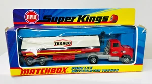 Vintage Matchbox SpeedKings K-16 Ford LTS Articulated Tanker Texaco M678 - Picture 1 of 8